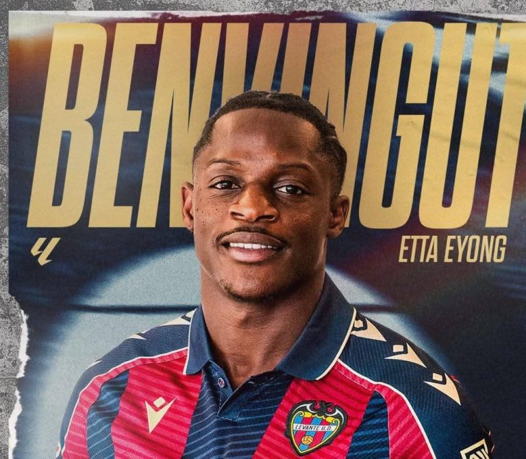 Etta Eyong nominé pour le titre de joueur du mois en Liga