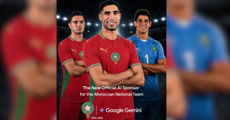 Google Gemini devient partenaire IA de l’équipe du Maroc