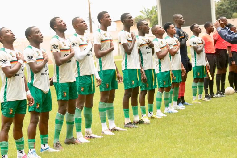 Lions U20 du Cameroun en préparation du tournoi UNIFFAC 2026