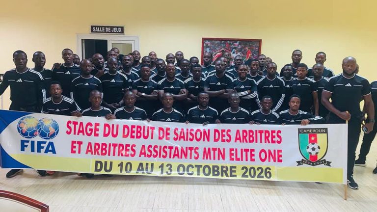 Arbitres de la MTN Elite One lors du stage de recyclage de début de saison