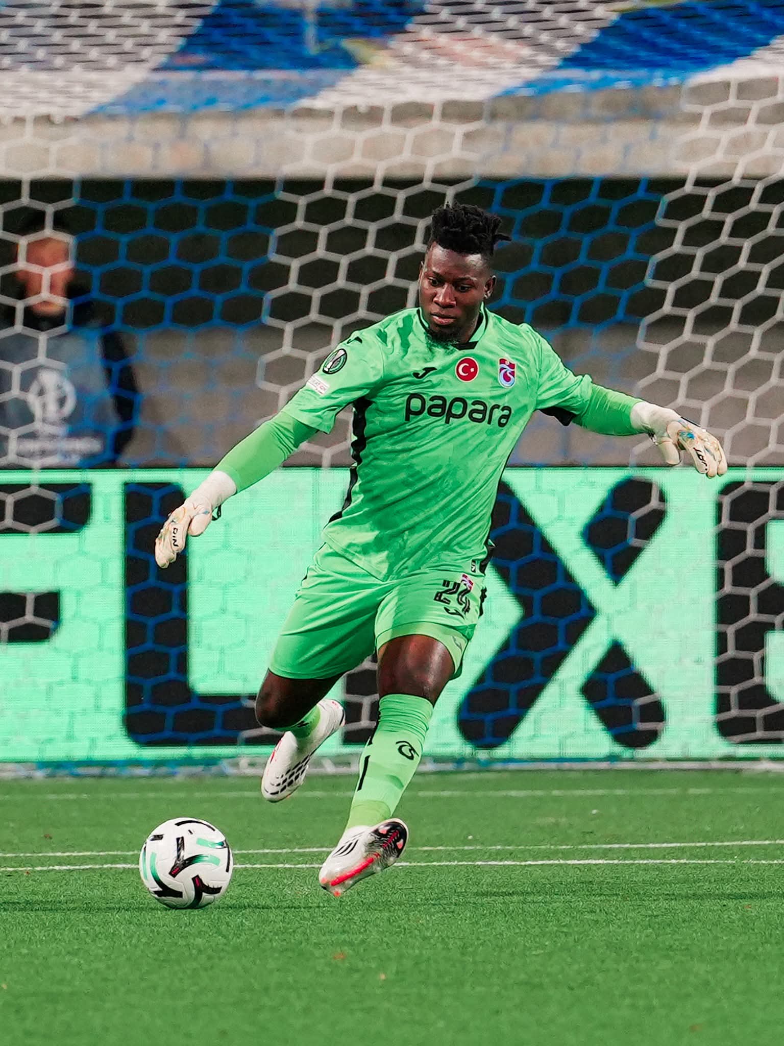 André Onana dans les buts de Trabzonspor face à KuPS