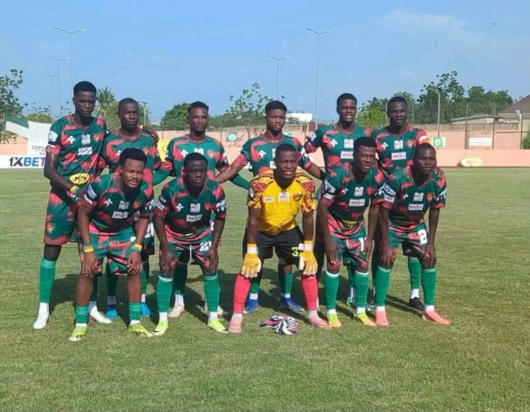 Canon de Yaoundé lors de sa victoire contre Coton Sport de Garoua en MTN Elite One 2026-2027.