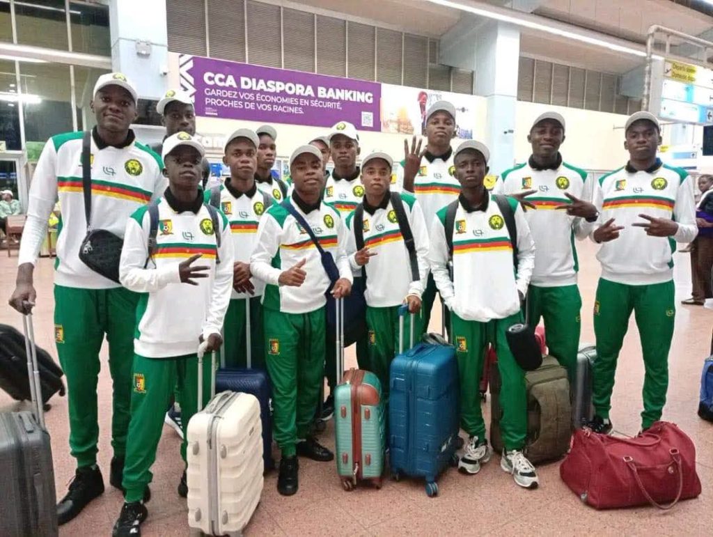 Lions U15 du Cameroun avant leur départ pour le FIFA Festival U15 2026 en Azerbaïdjan.