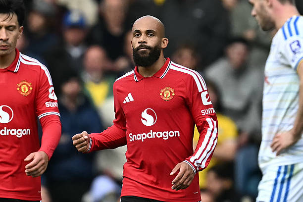 Bryan Mbeumo buteur avec Manchester United face à Leeds United en Premier League