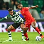 Yvan Dibango avec le LASK Linz face au Sporting CP