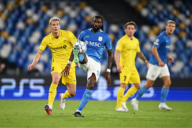 Zambo Anguissa lors de Naples-Bodø/Glimt en Ligue des champions