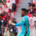 André Onana, gardien de Trabzonspor, lors du match contre Samsunspor
